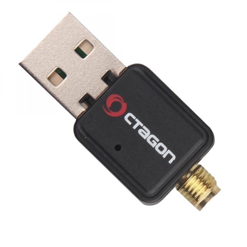Octagon 150 Mbit/s WL028 USB WLAN Stick with Antenna Black