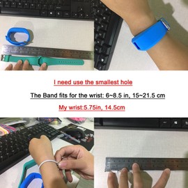 ECSEM Replacement Bands and Straps intended for Garmin vivofit JR & vivofit 3, [fits 6~8.5 inch wrists], Dark Blue/Lime/Grey