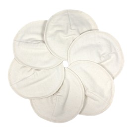 Nursing Pad Organic Cotton, Ø 12 cm Nature