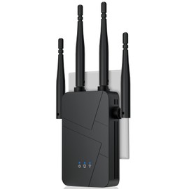 2025 WiFi Extender, 10000 sq.ft Internet Extender WiFi Booster, Long Range Wireless Repeater Signal Amplifier for Home, Mesh Wi-Fi 99% Faster | Broader Than Ever, Support 55+ Devices, 1-Tap Setup