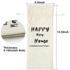 LANBAIHE Housewarming Wine Bag, Gift for New Apartment Decoration,Happy New