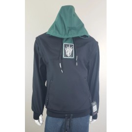 Technine Hoody Removable Sleeves Black/Green Size S Mens