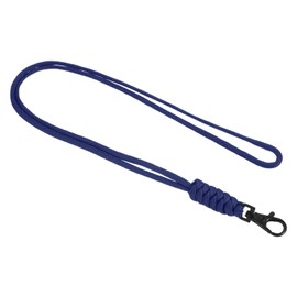 PATIKIL Badge Lanyard with Lobster Clasp 19 Inch, Necklace Keychain Cord Metal Hook Strap for Keys Whistle Badge Holder, Blue