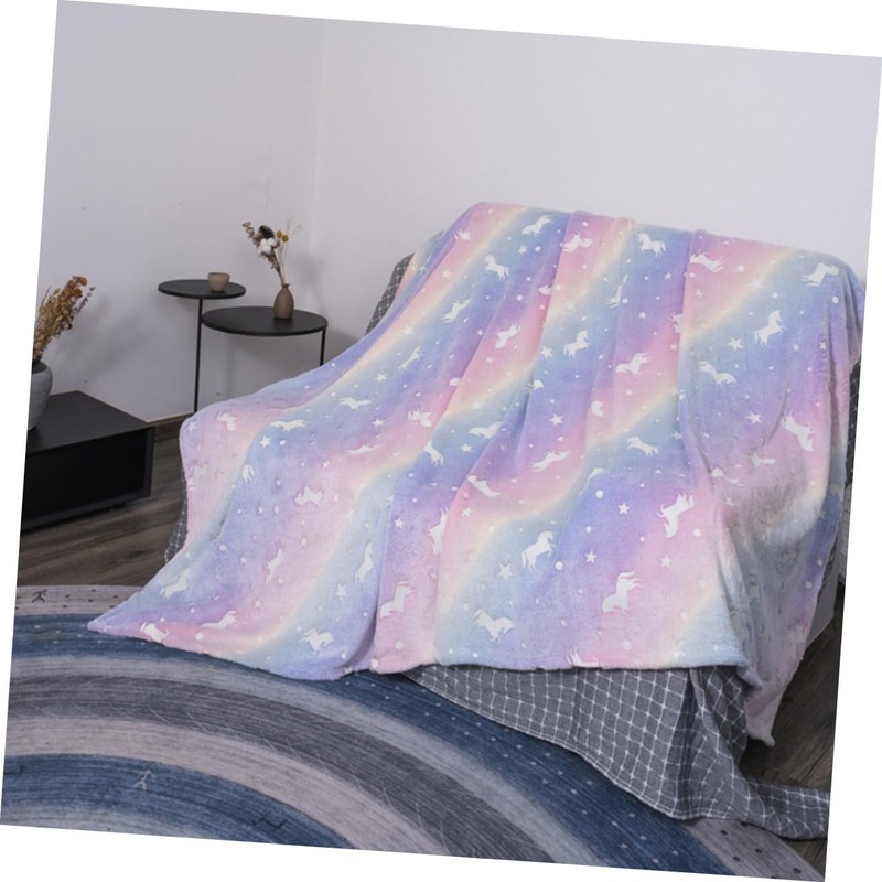 Levemolo Dark Blanket Fluffy Decorative Throw Warm Blanket for Boy