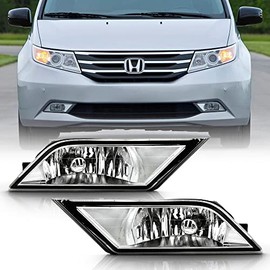 ACANII - For 2011-2013 Honda Odyssey Bumper Driving Fog Lights Lamps w/Switch Assembly Driver & Passenger Side