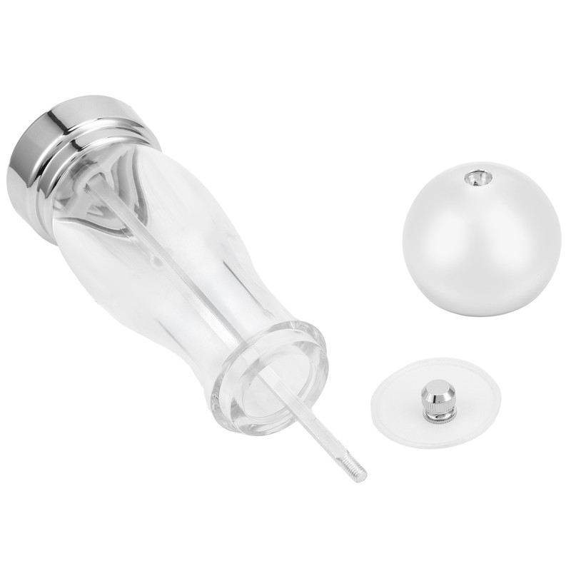 Salt Pepper Grinder Manual Seasoning Mill Shaker Round Acrylic Spice