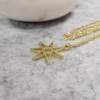 NOUMANDA Elven or Faerie Seven Pointed Star Septagram Pendant Necklace