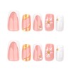 FIEONCIY Press on Nails Square Short Length Glossy Full Cover