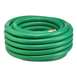 Underhill UltraMax Commercial Garden Hose 25 ft, Heavy-Duty, Anti-Kink, Non-Conductive, 200 psi WP, 800 psi BP, H10-025G, 1 Inch x 25 ft, Green