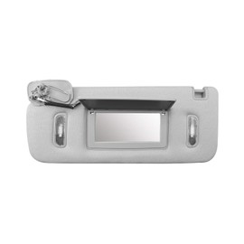 Driver Side Sun Visor with LED Light Fit for GMC Sierra 1500 2500 3500 Sierra Denali 1500 2500 3500 Chevry Silverado 2014-2019, Gray Car Inner Left Sun Visor Shield Shade Board Replace 22870346