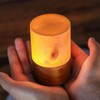 LED Wooden Light, Dimmable Night Light, with Touch Control, Small