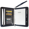GraduationMall A5 Writing Case with Ring Binder Zip Portfolio Clipboard