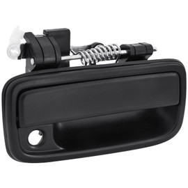 MuHize - Manija de puerta exterior mejorada para puerta delantera derecha del lado del pasajero (2024), compatible con Toyota Tacoma 1995-2004, manija lateral del pasajero automotriz negra, OEM