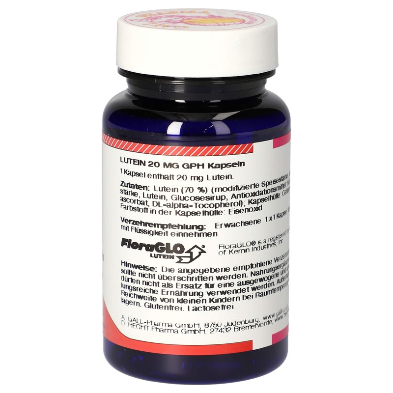 Gall Pharma Lutein 20 mg GPH Capsules, 1 Pack (1