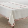 Candy Cane Border Design Christmas Tablecloth