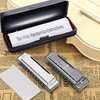 Harmonica Diatonic 10 Holes C Tone Beginner Advanced Airtight Blue
