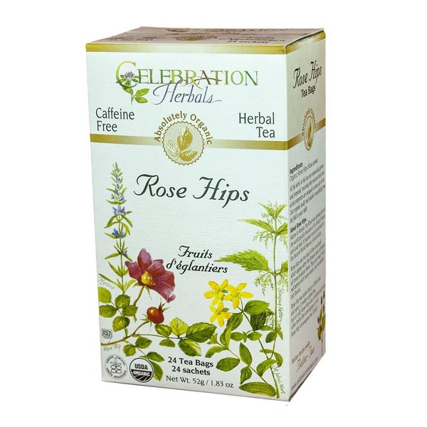 Celebration Herbals Organic Rose Hips Tea 24 bags