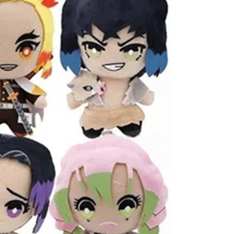 17pcs Anime Plush Doll for Kids Cartoon Cute High Resilience