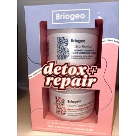 Briogeo Detox + Repair Set, Scalp Revival charcoal Coconut oil & Shampoo Mask