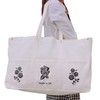 Adalex Global Extra Large Canvas Tote Bag for Women Men