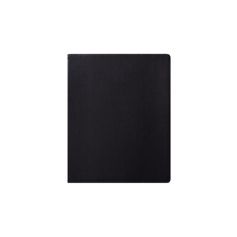 WORLD TRAVELER Eccolo Large Simply Black Lined Journal Notebook, Flexible