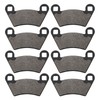Front and Rear Brake Pads for Polaris Ranger 500 4x4