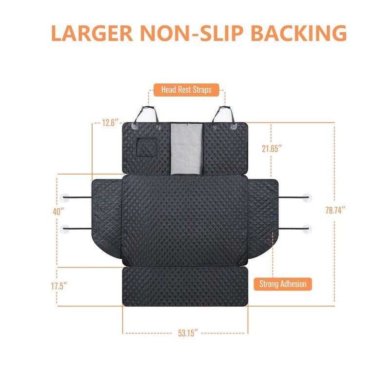 PETICON SUV Cargo Liner for Dogs with Mesh Window, Waterproof