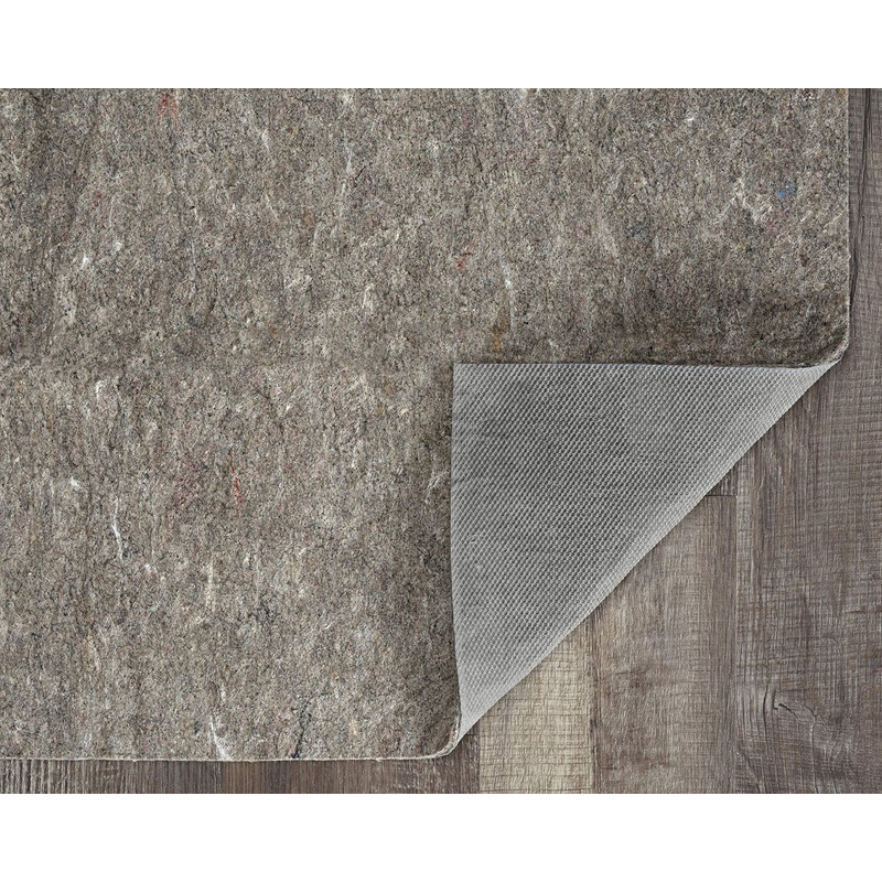 Linon PAD-UL0435 Underlay-Premier Plush & Multi Grey, 3 x 5