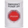 Emergency Power Off Push Button, 3-1/4" W