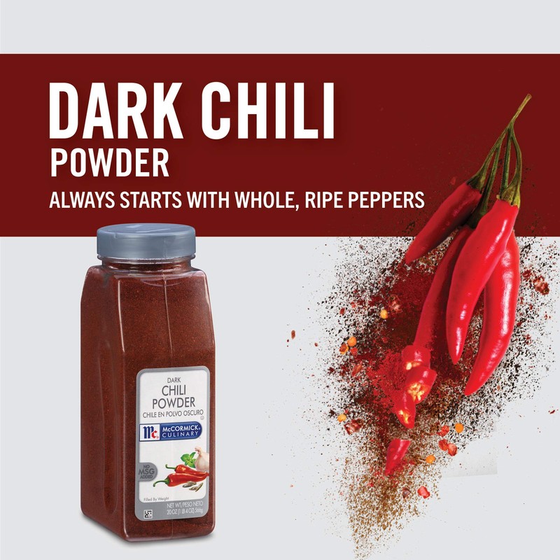 McCormick Culinary Dark Chili Powder, 20 oz - One 20