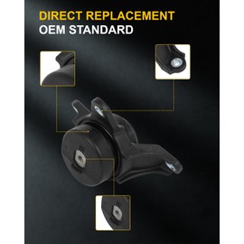 OCPTY 2PCS Upper Lower Transmission Mount Set [Automatic Transmission] Compatible for Acura TSX 2009-2014 & for Honda Accord 2008-2012, Crosstour 2012-2015, L4 2.4L # A4561, A4584