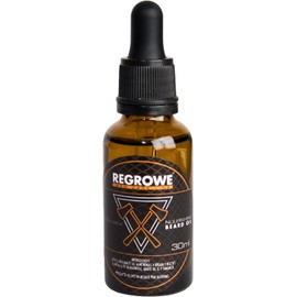 Regrowe Lumberjack Aceite para Barba y Bigote Bergamota, Árbol de té, Sándalo, Argán y Almendras