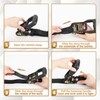 IAZZCO Heavy Duty Ratchet Straps with Hook - 1.6 Inch