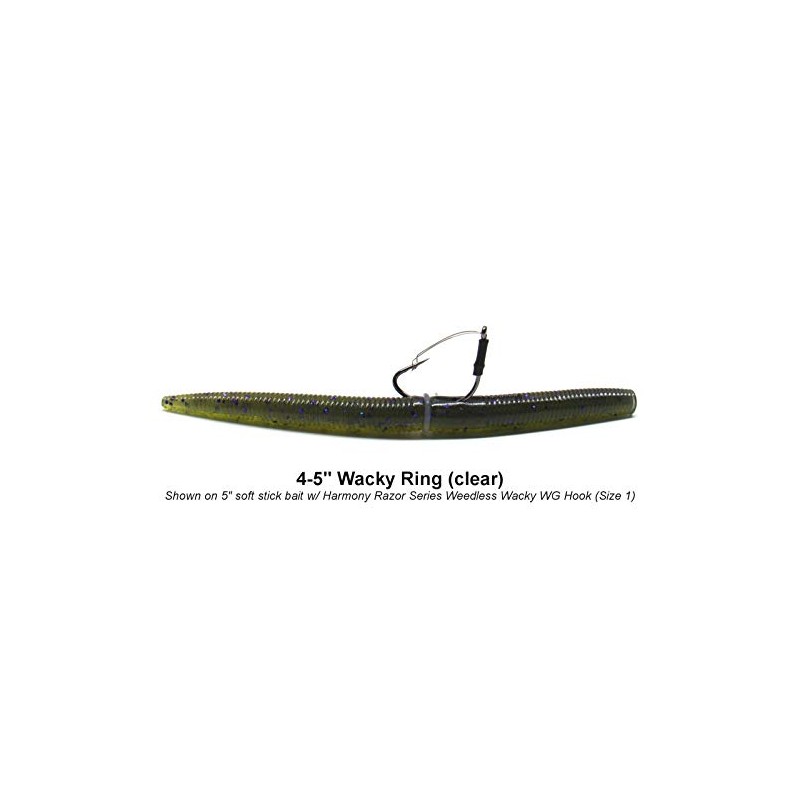 Wacky Rings (100 pk, Clear – O-Rings for Wacky Rigging