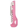 Franmara Boomerang Two-Step Corkscrew Wine Opener with Built-In Foil Cutter and Bottle Opener- Pink
