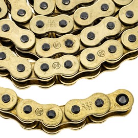 NICHE Gold 525 X-Ring Chain 114 Links with Connecting Master Link