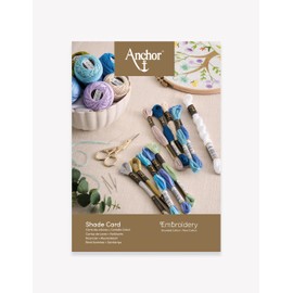 Anchor CA-4546 – Farbkarte für Stickgarne | Echte Muster von Anchor Stranded Cotton, Pearl, Cotton, Metallic und Lamé | Essentielles Zubehör für Ihre Kreationen