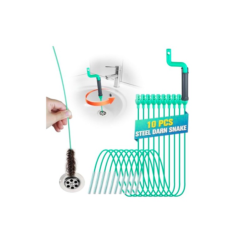 30-Inch Hair Clog Remover Tool - Plumbing Snake Auger
