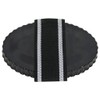 vidaXL Curry Combs 3 pcs - Black Steel Horse Grooming