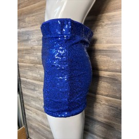 Revolution Dancewear Tenth House Sequin Dance Shorts in Royal Blue Size Medium Adult #TH17059 NEW D6