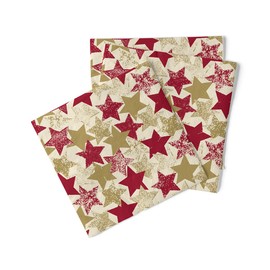 Mank Tissue Napkins 40 x 40 cm | Premium Disposable Napkin | Absorbent | Perfect for Christmas Parties & Advent Celebrations | Christmas Napkins | Pack of 100 | Levi