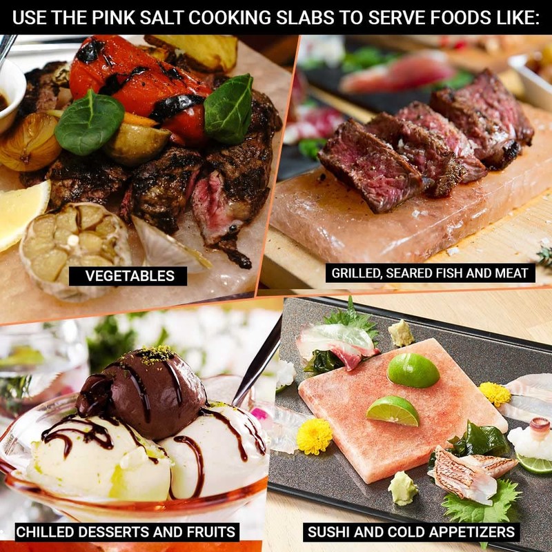 Pink Salt Crystal Accessories (Pink Salt Crystal Cooking Tray -