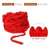 sourcing map 10 Yards Pom Pom Ball Fringe Trim, Ribbon