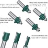 OLETBE Router Bit Set 1/2-Inch Shank, 41 PCS Panel Ogee