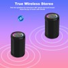 CofunKool Small Portable Bluetooth Speaker with RGB Light, Clear Stereo