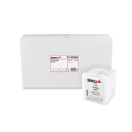 Semy Top ST-88096 Tafelserviette, 1/8 Falz, 2-lagig, 33 cm x 33 cm, Hochweiss (250-er Pack)