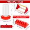 6 Pcs Chick Feeder and Waterer Kit with Chick Perch