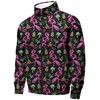 Nosirhoc Men's Tracksuits Neon flamingos tropical Sweatsuits 70s 90s 80s