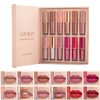 Holzsammlung 12 Colours Matte Liquid Lipstick Waterproof Durable Matte Liquid