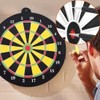 LQIOACU Pack of 60 White Plastic Dart Tips, Soft Dart
